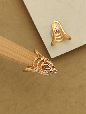 bettar think VANKI RING FOR Brass Gold Plated Ring