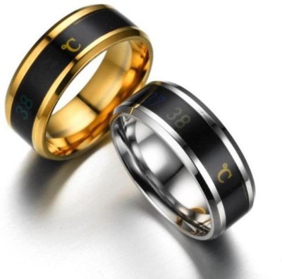 Neerajyoti Alloy Titanium Plated Ring Set