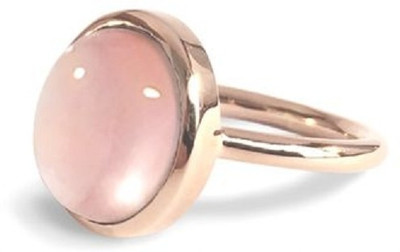 Ceylonmine01 Rose Quartz Ring High-quality Premium Quartz – Sophisticated and Timeless Stone Quartz Silver Plated Ring