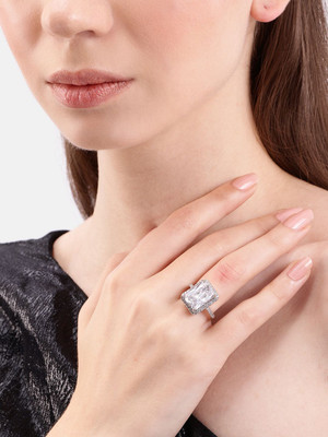 Dressberry Alloy Silver Plated Ring