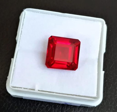 VishvMa Burma Ruby Manik Gemstone 7.00 Ratti with Lab Report & Guarantee Certificate Stone Ruby Ring