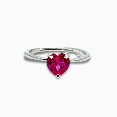 The Bello Sterling Silver Cubic Zirconia Rhodium Plated Ring