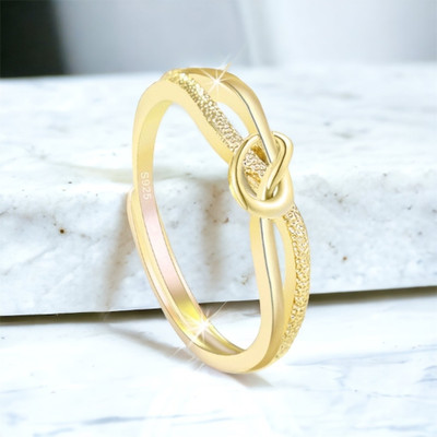MYKI Elegant & Casual fashion Rings Stainless Steel Cubic Zirconia Gold Plated Ring