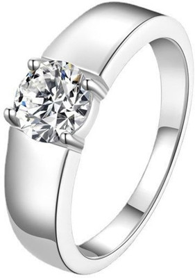 Ceylonmine01 Stone Zircon Silver Plated Ring