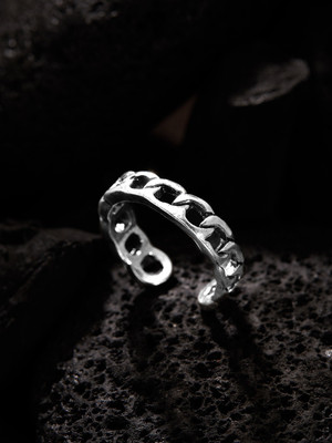 Roadster Alloy Silver Plated Nail Ring