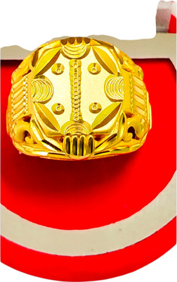 HKEnterprisesind Alloy, Brass Gold Plated Ring