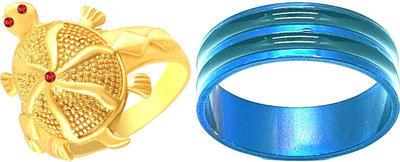 Dynamic Retail Global Set 1 Ring for Men & Women, Blue Alloy Ring