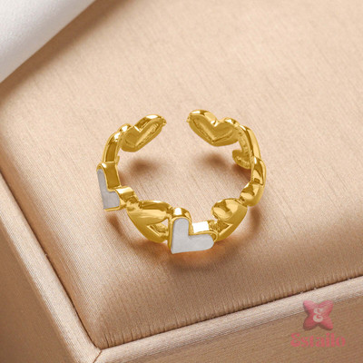 estailo fashion Estailo Fashion butterfly, Dreamy, friendshipFluttery Gem Ring Alloy Cubic Zirconia Gold Plated Ring