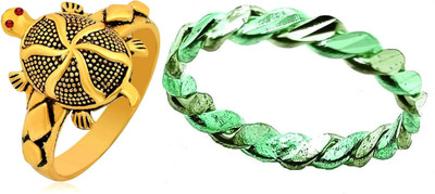 Dynamic Retail Global Set 1 Ring for Men & Women, Green Alloy Ring