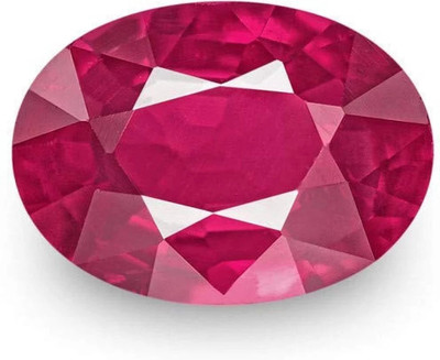 VishvMa Burma Ruby Manik Gemstone 5.25 Ratti with Lab Report & Guarantee Certificate Stone Ruby Ring