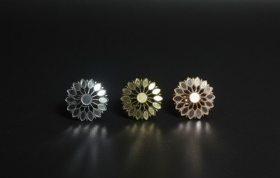 AIT Aluminum, Sterling Silver, Metal Gold, Brass, Silver Plated Ring Set