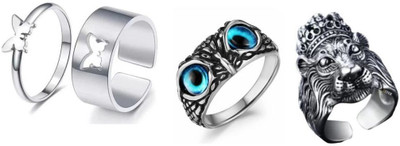 Alviira Women Ring (Pack of 2) Alloy Ring