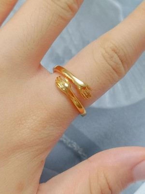 Dressberry Alloy Gold Plated Ring