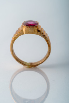 Gemzonite Alloy Ruby Ring