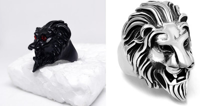 Vibeesle Alloy Silver Plated Ring Set