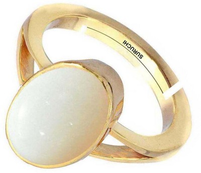 Suruchi Gems & Jewels Natural Opal 8.25 Ratti or 7.50 Ct Gemstone Panchdhatu (5 Metal) Men Adjustable Stone Opal Ring