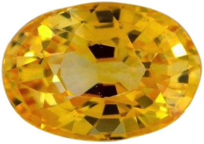 MB Gems Yellow Sapphire Stone 30 Stone Sapphire Ring