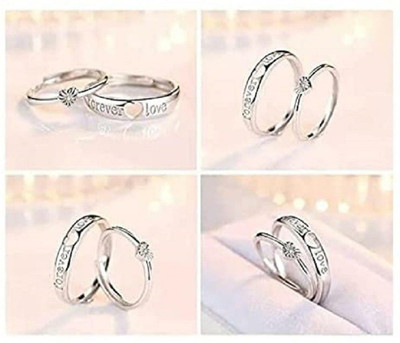 Agarwalproduct Alloy, Stainless Steel Silver Plated Ring