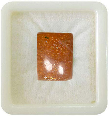 CaratYogi Original Certified Sunstone Stones 5.25 Ratti 4.77 Carat Precious Rectangle for Stone Crystal Ring