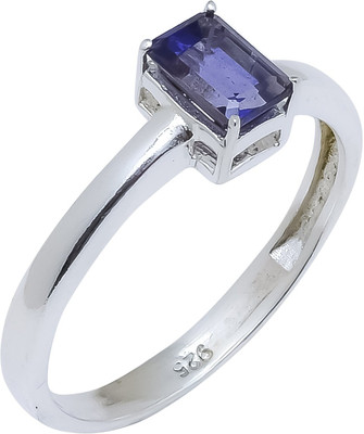 anika jewellers Blue Natural Gemstone 925 Sterling Silver Ring For Her Sr-98 Sterling Silver Ring