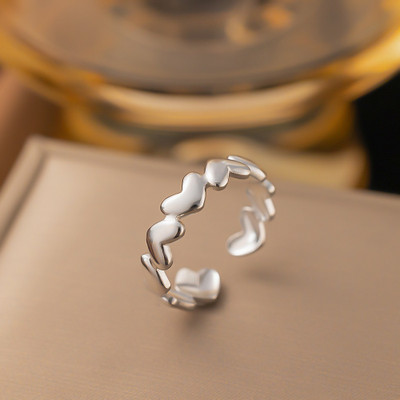 MYKI Glamourous Casual Ring For Women & Girls Stainless Steel Gold Plated Ring