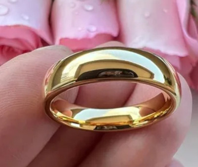 Vipunj Alloy Gold Plated Ring Set
