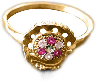 jr fashion Panchaloha (Impon) Ruby Stone Fancy Bronze Ruby Ring