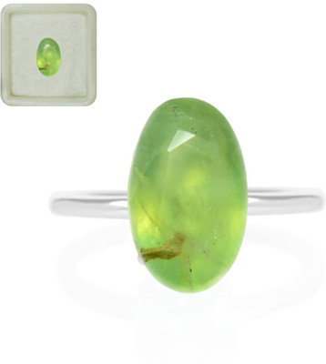 CaratYogi Real Natural Prehnite Loose Gemstone 8.41 Carat 9.25 Ratti Oval Shape for Stone Crystal Ring