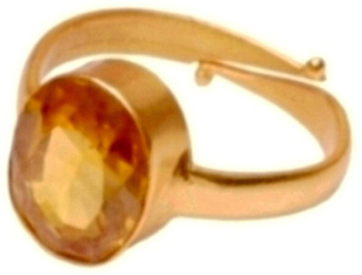 Vanishree World Alloy Sapphire Gold Plated Ring