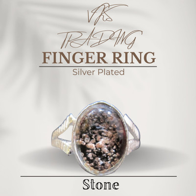vks trading FINGER RING Gold Plated Non Adjustable-052 Brass Gold Plated Ring