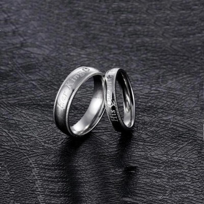 Fashion Frill Stainless Steel Silver Plated Ring