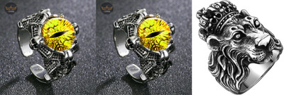 Viibesle Alloy Silver Plated Ring Set