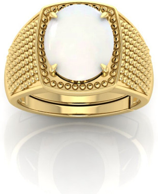 TODANI JEMS 12.25 Ratti Opal Gemstone Adjustable Ring With Lab CertificateFE Stone Opal Ring