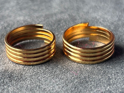 MAYA IMPEX Maya Impex Toe Ring Set Staylish Adjustable Alloy Sterling Silver Plated Toe Ring Set