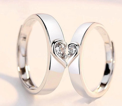 Viibesle Women Ring (Pack of 2) Alloy Ring