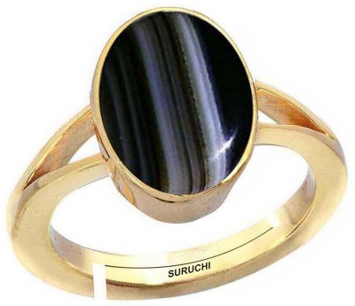 Suruchi Gems & Jewels Sulemani Hakik 9.25 Ratti or 8.50 Ct Panchdhatu (5 Metal) Men Adjustable Stone Ring