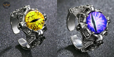 Astrootalk Alloy Silver Plated Ring Set