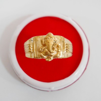 jr fashion Panchaloha (Impon) Lord Ganesha Alloy Ring