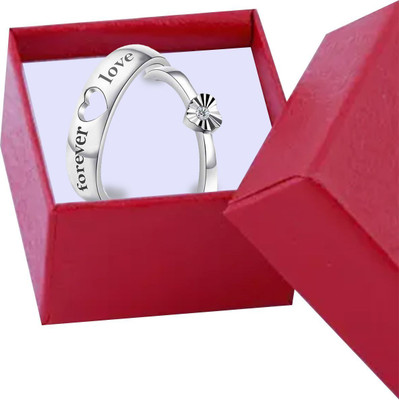 White Chimes Ring for couple adjustable love couple ring for Women & Men Alloy Silver Plated Ring
