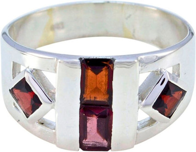 CaratYogi Original Citrine Stone 4.77 Carat 5.25 Ratti Semi Precious Pear Shape For Stone Citrine Ring