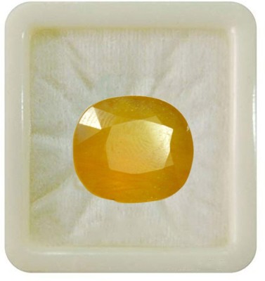 55Carat Natural Yellow Sapphire Pukhraj 7.25 Ratti 6.89 Carat Cushion Shape 1 Pcs For Stone Sapphire Ring