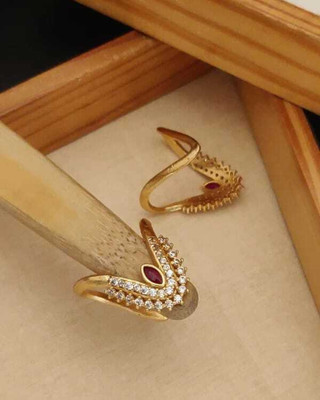 bettar think VANKI RING FOR Brass Gold Plated Ring