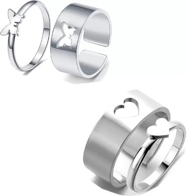 omaya jewels Stainless Steel Ring Set