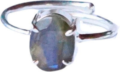 Maitri Export Stone Crystal Rhodium Plated Ring