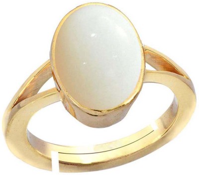 PTM Natural Opal 4.25 Ratti or 4 Ct Gemstone Panchdhatu (5 Metal) Men Adjustable Stone Ring