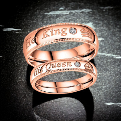 Sullery Stainless Steel Cubic Zirconia Silver Plated Ring