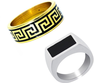 Neerajyoti Alloy Gold Plated Ring Set