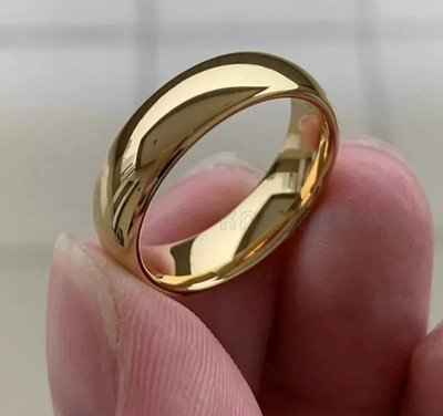 Maatrachaaya Piyush Enterprises Stylish Gold Plated Band Shape Rings Brass Gold Plated Ring