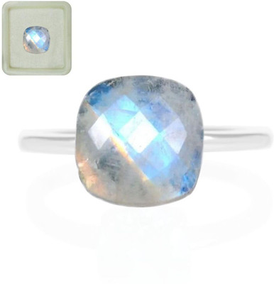 CaratYogi Real Certified Rainbow Moonstone Chandrakanta Loose Stone 6 Carat 6.25 Ratti for Stone Moonstone Ring