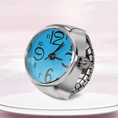 Fashion Frill Valentine Gift For Girlfriend Watch Rings For Women Ring Red Rose & Heartbox Alloy Silver Plated Ring